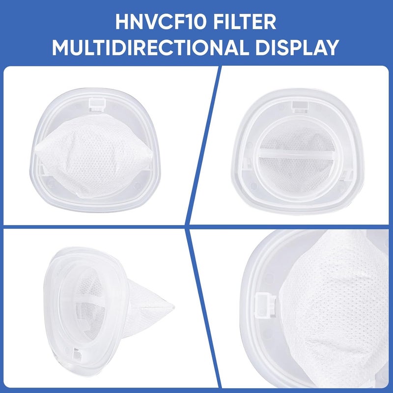 LBLVBNEWD 4 Pack HNVCF10 Replacement Filters Washable for Black and Decker Dustbuster Hand Vacuum HNVC215B10, HNVC215B12, HNVC215BW52, HNVC215B12AEV, HNVC220BCZ01, HNVC115JB06, HNVC115B22, HNVC115J, HNVC115J06 - Image 5